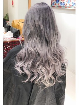 デイズ(days) 夏ヘア原宿　アッシュグラデーションカラー ブリーチWカラー