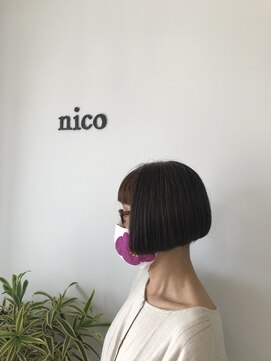 ヘアーコレクトニコ(hair collect nico) 大人前下がりショート
