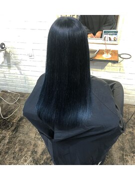 ルーブ トウキョウ(Loob. TOKYO) 大人気韓国カラー！ブルーブラック【池袋、ヘアカラー】