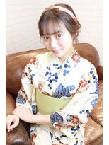 アヴァン(avant)&nbsp;〈avant〉ローポニーで可愛い浴衣ヘア