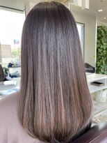 ブレスバイファースト 富谷店(Breath by first)&nbsp;髪質改善☆ロングベージュ（白髪染め）
