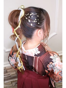 セットサロンエース(Set salon Ace) 卒業式　袴　金箔アレンジ★