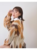 #揺れミディ×#ハイ透明感カラー☆大人可愛い20代30代 &nbsp;