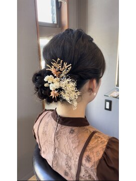 ヘアーアンドスパ ルーチェ(hair&spa Luce) 結婚式×アップシニヨンヘアアレンジ