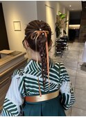 卒業式ヘアセット