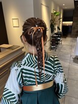 ヘアースタジオ エフ(Hair studio f) 卒業式ヘアセット