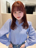 シュク 高円寺(SYUK)&nbsp;kanna【高円寺 中野】顔周りレイヤー/ブラウン/後れ毛