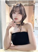 ♪顔周り　韓国ボブ　レイヤーカット　ウルフ　タッセルボブ