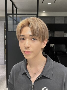 アクション 心斎橋店(ACTION) 10代20代30代　アップバング　ミルクティーベージュ