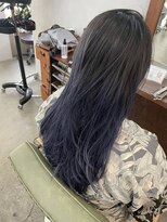 ヘアメイク デザート(HAIR MAKE DESART)&nbsp;ネイビーブルー