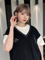 ハオ(hao)&nbsp;hao渋谷】ラフレイヤー×ミルクティーベージュ