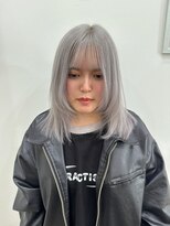 ロックス バイ マグ 松本(rocks BY MAG)&nbsp;20代30代40代大人可愛いアッシュグレージュダブルカラー美肌