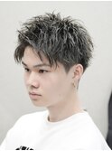 短髪/スキンフェード/ツイストスパイラル/メンズパーマ/姫路