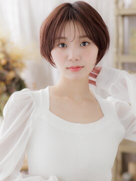 カバーヘアアンドスパ ブリス 浦和(COVER HAIR&SPA bliss) チェリーレッドマッシュウルフショートc7浦和20代30代40代