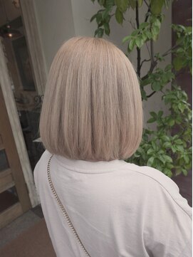 ボアップ 松山店(boappu) #髪質改善#ブリーチ#ホワイト#アッシュ