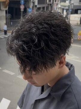 キングオブヘア バイ ノイズ 梅田茶屋町店(KING of hair by NOISM) *NOISMツイストスパイラルツーブロックマッシュ