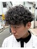 メンズカット＋スペインカールパーマ