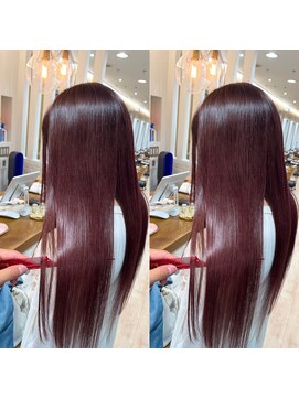 ループ(LOOP) ボルドーカラー+水素トリートメント