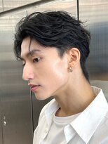 レタッチ バイ フィフス 天神大名(RETOUCH by fifth)&nbsp;天神メンズパーマニュアンスパーマフェザーパーマセンターパート