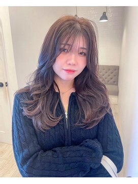 ラヴィズム 長岡店(LUVISM) 韓国/顔周りレイヤー/ダブルカラー/ベージュ/前髪新潟長岡宮関