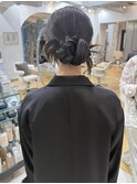 お呼ばれタイトヘア