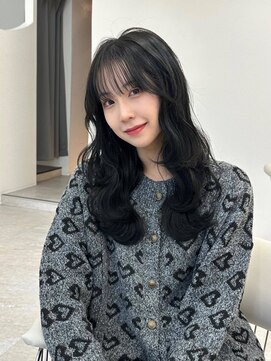 フィーネ 柏(Fi-Ne) プルエクステで作るウェーブヘア/韓国レイヤーカット/ブルージュ