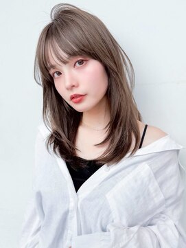 ロンドクレール 川崎(Lond clair) 韓国顔周り/ハイレイヤーカット/ミディアムレイヤーカット/川崎