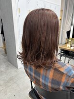 テラス トヨタ(Telasu Toyota)&nbsp;外ハネボブとピンクベージュカラー