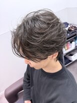 Hanon men's 大宮　メンズカット/メンズパーマ/ヘッドスパ【ハノンメンズ】&nbsp;ナチュラルパーマ/センターパート