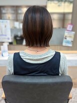 アンリー 四条烏丸店(Anree)&nbsp;切りっぱなしベースのくびれボブ
