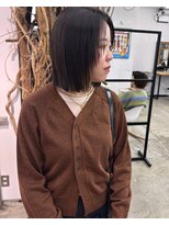 ソーソー(SoSo)&nbsp;前髪顔まわりレイヤー×パツっとボブ4.18