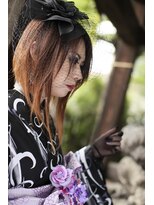 オーバーキャプテンネイキッド(OVER CAPTAIN NAKED)&nbsp;夏祭り★浴衣アレンジコレクションvol.07[FeatherBlack]