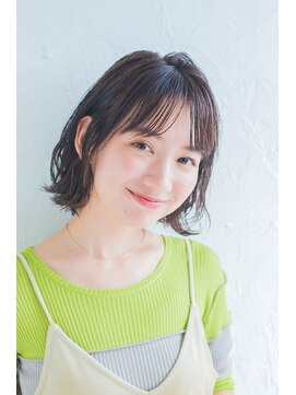 リネット ヨコハマ バイ リトル(linette yokohama by little) 大人カワイイ切りっぱなしボブ