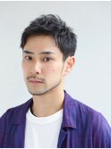 爽やかアップバングショート
