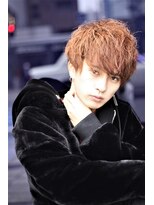 メンズフィール 南森町(MENS FEEL)&nbsp;束感ヘアツーブロック★スリークショートハイトーンカラー