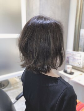 ケアアンドデザイン 今里本店(care&design fulfill) 【くびれミディ】【グレージュ】【ハイライト】20代30代40代50代