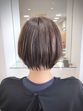 ヘアポジション 大曲北店 HAIR Position カットでまとまるショートボブ◎