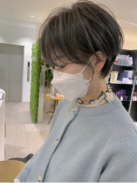 マッシュアンドマッシュアヴェダ ららぽーと福岡店(mash&mash AVEDA) 透明感ハンサムショート