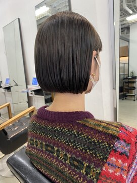 ナンバースリー 溝の口店(Number Three) 切りっぱなしボブ