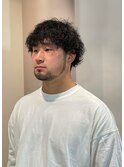 ツーブロ × パーマ