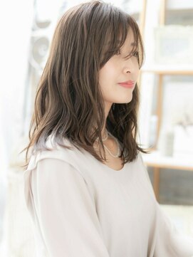 モッズヘア 越谷(mod's hair) ■グレーベージュくせ毛風小顔くびれヘア201★越谷20代30代40代