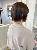 福山caaryあごラインボブ/切りっぱなし/愛されヘア/ラウンド前髪