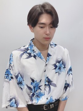 モリオフロムロンドン 松戸店(Morio from London) 【松戸 岩口】黒髪コンマヘア刈り上げハンサムショート