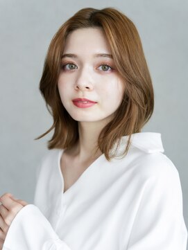 アイティー バイ アルバム 浦和店(IT by ALBUM) くびれミディアム_グレーベージュレイヤーロング_29617