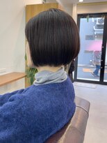 ランプ(Lamp) 【白髪染め可】ボブショート ビフォアー&アフター/白髪ぼかし