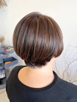レポヘアー(Repos hair)&nbsp;白髪ぼかしハイライトベージュカラーコンパクトショート