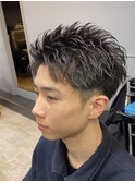 新潟スパイキーショート　新潟メンズパーマ