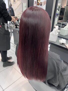 トニーアンドガイ 青山店(TONI & GUY) ブリーチ無しピンクヘア