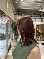 アドア 横浜(ADORE)&nbsp;【ADORE横浜】ピンクブラウン×ミディアムレイヤー