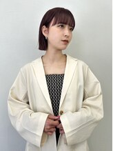 三神優奈のこだわり＊＊タイトなボブ～丸みのボブ、ツヤのある暖色カラー